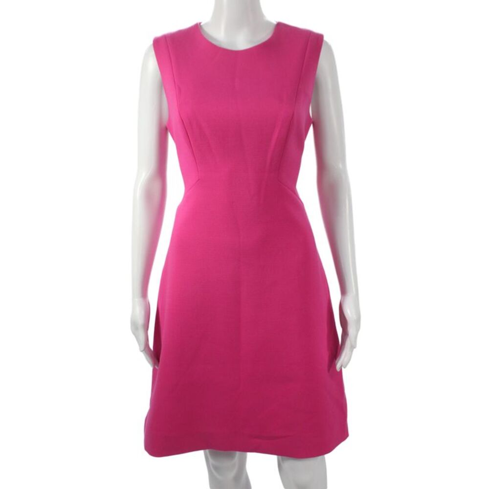 Kate Spade New York Womens Pink Sheath Dress Sleeveless Zip Above Knee Size 8